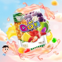 旺旺 旺仔QQ糖 200g 综合口味 内含10小袋 办公室休闲零食 软...